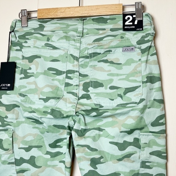 Joe's Jeans The Icon Skinny Ankle pants 27 4 new NWT camo camouflage olive green - Picture 5 of 13